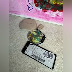 Dolce & Gabbana Cream Colored Compact Mirror w/Case